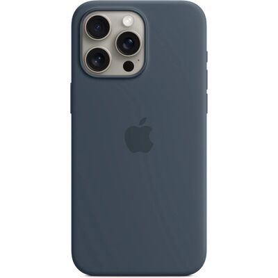Coque en silicone MagSafe pour iPhone 15 Pro Max Apple - Publicité Coque en silicone MagSafe pour iPhone 15 Pro Max Apple - Publicité