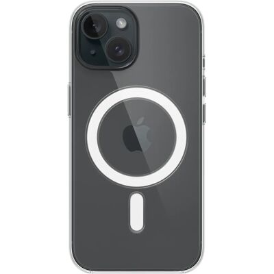 Coque transparente Apple avec MagSafe (iPhone 15) - Publicité Coque transparente Apple avec MagSafe (iPhone 15) - Publicité