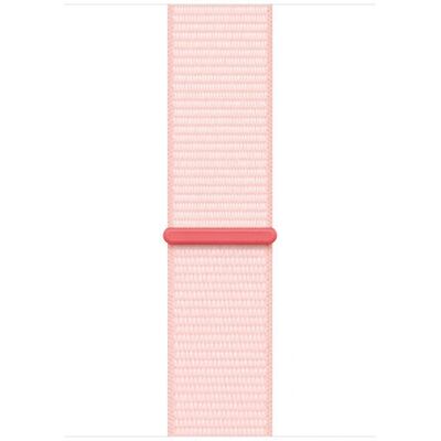Apple Lichtroze Nylon Gerecycled Polyester Smartwatch Band - Accessoire Apple Lichtroze Nylon Gerecycled Polyester Smartwatch Band - Accessoire