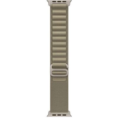 Apple Olijf Zwart 49mm Medium Loop - Slimme Horloge Accessoire Apple Olijf Zwart 49mm Medium Loop - Slimme Horloge Accessoire