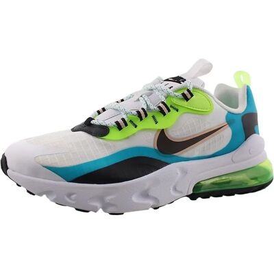 Nike Air Max 270 React Se GS Blanc - Baskets - Publicité Nike Air Max 270 React Se GS Blanc - Baskets - Publicité