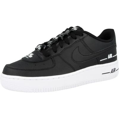 Nike Air Force 1 LV8 3 GS - Leder, Schwarz, Doppelte AIR - Turnschuhe Nike Air Force 1 LV8 3 GS - Leder, Schwarz, Doppelte AIR - Turnschuhe