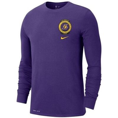 Nike Los Angeles Lakers Logo Dri-FIT långärmad T-shirt - Sportkläder Nike Los Angeles Lakers Logo Dri-FIT långärmad T-shirt - Sportkläder