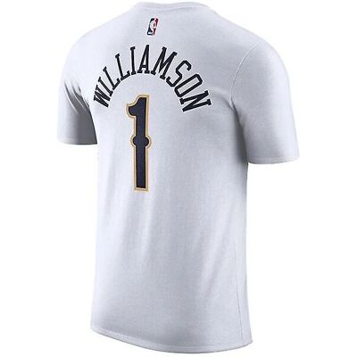 Nike New Orleans Pelicans Zion Williamson Biały Krótki Rękaw Koszykarska Koszulka Nike New Orleans Pelicans Zion Williamson Biały Krótki Rękaw Koszykarska Koszulka