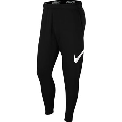 Pantalon d'entraînement Nike Taper - Absorbant l'humidité, Coton recyclé, Noir - Publicité Pantalon d'entraînement Nike Taper - Absorbant l'humidité, Coton recyclé, Noir - Publicité