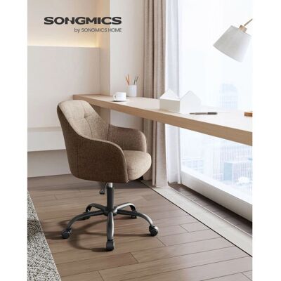 Chaise de bureau ergonomique réglable marron SONGMICS - Chaise de Bureau - Publicité Chaise de bureau ergonomique réglable marron SONGMICS - Chaise de Bureau - Publicité