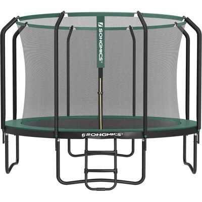 SONGMICS Trampolino da giardino rotondo 366 cm con rete di sicurezza - Durevole, elegante, sicuro SONGMICS Trampolino da giardino rotondo 366 cm con rete di sicurezza - Durevole, elegante, sicuro