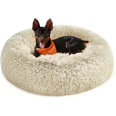 Feandrea Hundebett - Weiches Plüsch, Khaki, 60cm Feandrea Hundebett - Weiches Plüsch, Khaki, 60cm