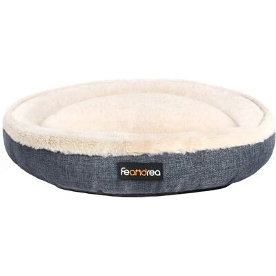 Feandrea Hundebett - Donutform - Ø 75 cm - Dunkelgrau Feandrea Hundebett - Donutform - Ø 75 cm - Dunkelgrau