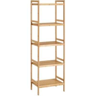 SONGMICS Bambusregal - 5-stufiger natürlicher Stauraum SONGMICS Bambusregal - 5-stufiger natürlicher Stauraum
