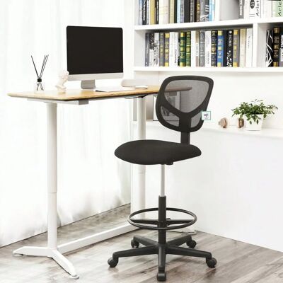 Chaise de bureau pivotante Songmics - Réglable en hauteur, Ergonomique, Tissu - Publicité Chaise de bureau pivotante Songmics - Réglable en hauteur, Ergonomique, Tissu - Publicité