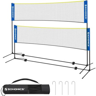 SONGMICS Modelo SYQ400H - Rede ajustável de 4m para badminton e tênis SONGMICS Modelo SYQ400H - Rede ajustável de 4m para badminton e tênis