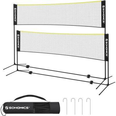SONGMICS 4m Badminton Tennis Net - Portable, Adjustable, Steel Frame SONGMICS 4m Badminton Tennis Net - Portable, Adjustable, Steel Frame