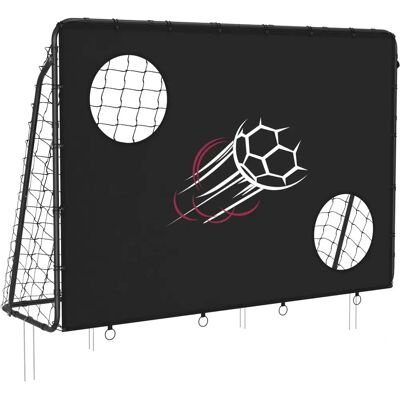 Porta da calcio nera Songmics - Montaggio rapido Porta da calcio nera Songmics - Montaggio rapido