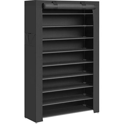 Étageres à chaussures noires SONGMICS - Rangement à 10 niveaux - Publicité Étageres à chaussures noires SONGMICS - Rangement à 10 niveaux - Publicité