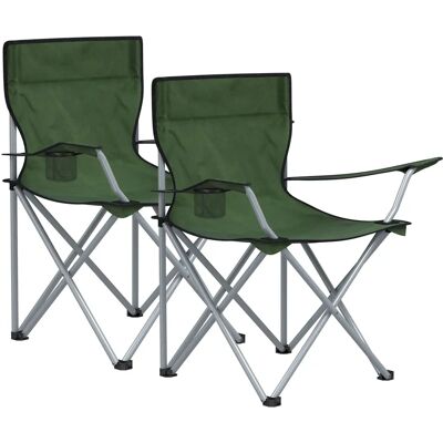 Chaises de Camping Pliantes Vertes SONGMICS - Chaises de Camping Chaises de Camping Pliantes Vertes SONGMICS - Chaises de Camping