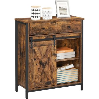 VASAGLE Rustik industrieller Stauraum-Schrank - Sideboard und TV-Schrank VASAGLE Rustik industrieller Stauraum-Schrank - Sideboard und TV-Schrank
