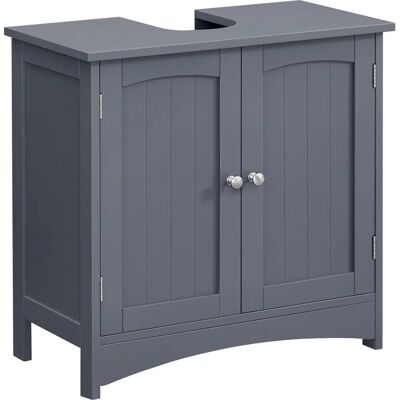 VASAGLE Badezimmer Schrank - Grau, 60x30x60cm VASAGLE Badezimmer Schrank - Grau, 60x30x60cm