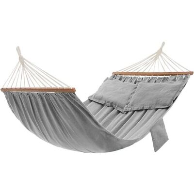 Songmics Graue Hängematte - 210x150cm - Outdoor-Schaukelbett Songmics Graue Hängematte - 210x150cm - Outdoor-Schaukelbett
