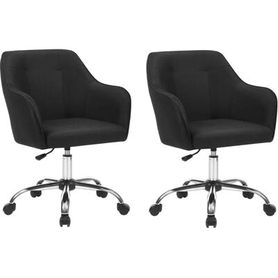 Northix Bürostuhl - Höhenverstellbar, Atmungsaktiver Leinenstoff, 120kg Kapazität Northix Bürostuhl - Höhenverstellbar, Atmungsaktiver Leinenstoff, 120kg Kapazität