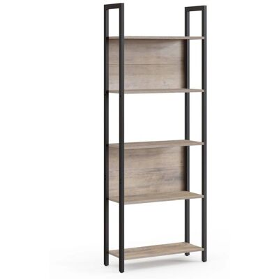 VASAGLE - ALINRU - Greige - 62x24x165cm - Bookcase - Publicité VASAGLE - ALINRU - Greige - 62x24x165cm - Bookcase - Publicité