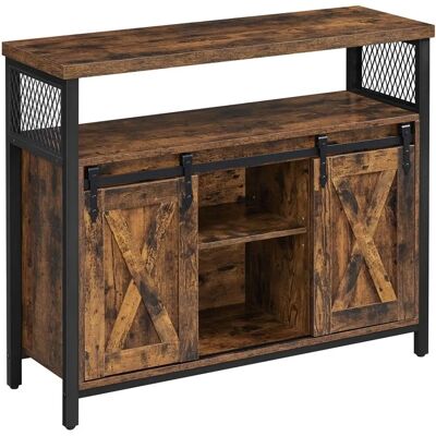 VASAGLE Rustikales Holz-Sideboard - Küche, Flur, Wohnzimmer VASAGLE Rustikales Holz-Sideboard - Küche, Flur, Wohnzimmer