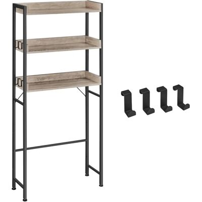Vasagle Toilet Shelf - Space-saving, 3 Shelves, Easy Assembly Vasagle Toilet Shelf - Space-saving, 3 Shelves, Easy Assembly