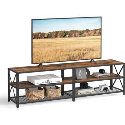 VASAGLE Rustik TV-Schrank - Für Fernseher bis 75 Zoll - Stahlrahmen VASAGLE Rustik TV-Schrank - Für Fernseher bis 75 Zoll - Stahlrahmen