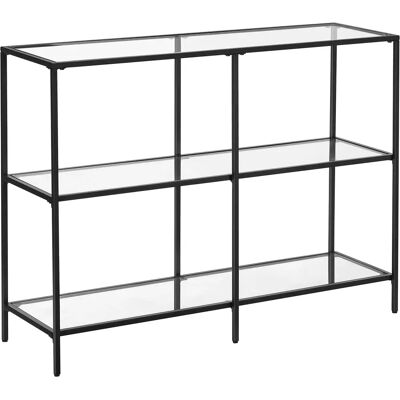 Vasagle Konsole 3 Ablagen Modernes Glas Flur - Konsole Vasagle Konsole 3 Ablagen Modernes Glas Flur - Konsole