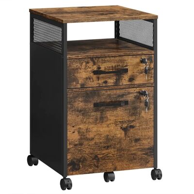 Meuble de classement industriel rustique VASAGLE - Rangement de bureau - Publicité Meuble de classement industriel rustique VASAGLE - Rangement de bureau - Publicité