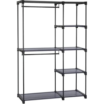 Armoire ouverte autoportante SONGMICS - 43x112x165cm - Gris - Publicité Armoire ouverte autoportante SONGMICS - 43x112x165cm - Gris - Publicité