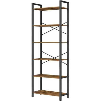 Songmics Vasagle Aufbewahrungsspiegel - 6-stufiges Stahlgestell für Wohnzimmer, Büro, Studio Songmics Vasagle Aufbewahrungsspiegel - 6-stufiges Stahlgestell für Wohnzimmer, Büro, Studio