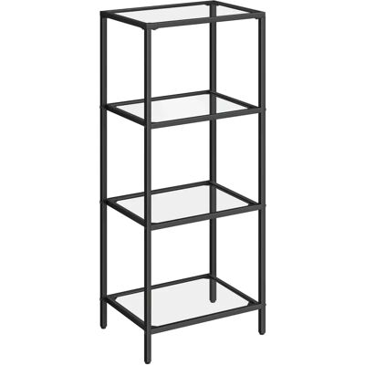Pricenet Modell - Schwarze 4-Etagen Regal Pricenet Modell - Schwarze 4-Etagen Regal