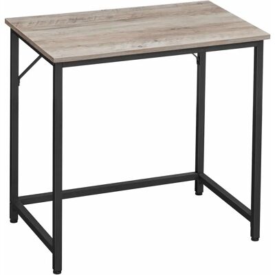 VASAGLE Pöytä - Harmaa ja musta - Kompakti teollinen tyyli - 50x80x76 cm VASAGLE Pöytä - Harmaa ja musta - Kompakti teollinen tyyli - 50x80x76 cm