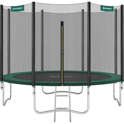 SONGMICS 12ft Rund Trampolin - Sicherheitsnetz, Grün SONGMICS 12ft Rund Trampolin - Sicherheitsnetz, Grün
