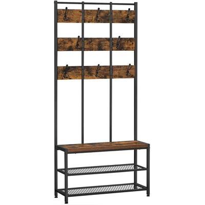 VASAGLE Vintage Braun-Schwarz Garderobenständer - Coat Rack VASAGLE Vintage Braun-Schwarz Garderobenständer - Coat Rack