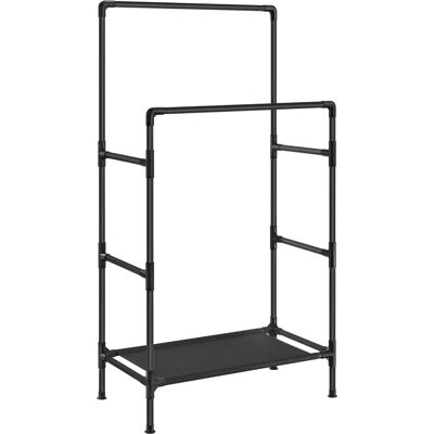 SONGMICS Schwarzer Kleiderständer aus Metall - Kleiderständer SONGMICS Schwarzer Kleiderständer aus Metall - Kleiderständer