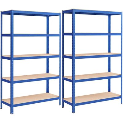 Étagères de Garage en Acier Pricenet - 875 kg, Réglables - Publicité Étagères de Garage en Acier Pricenet - 875 kg, Réglables - Publicité