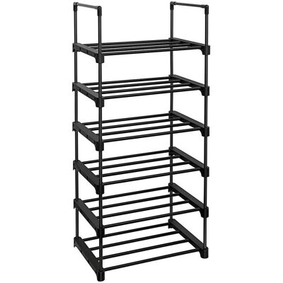 SONGMICS Musta kenkäteline 45x30x106 cm SONGMICS Musta kenkäteline 45x30x106 cm