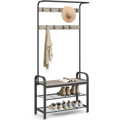 VASAGLE Hazelnut Brown and Black Coat Rack - Coat Type VASAGLE Hazelnut Brown and Black Coat Rack - Coat Type