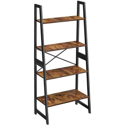 VASAGLE BCB020B01 Bambusregal - Wohnzimmerschrank - Vintage Braun-Schwarz VASAGLE BCB020B01 Bambusregal - Wohnzimmerschrank - Vintage Braun-Schwarz