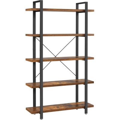 VASAGLE Bücherregal braun, schwarz - Regal 105x33.5x177.5 cm VASAGLE Bücherregal braun, schwarz - Regal 105x33.5x177.5 cm
