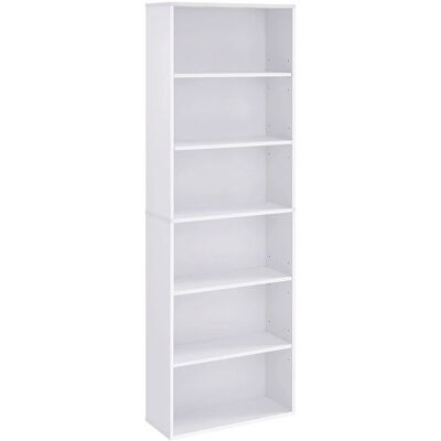 VASAGLE Weiß 3-Fächer Wohnzimmer Bücherregal - Regal VASAGLE Weiß 3-Fächer Wohnzimmer Bücherregal - Regal