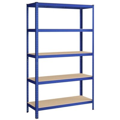 Estantería Pesada de Acero Songmics - 5 Niveles, 750kg, Azul Estantería Pesada de Acero Songmics - 5 Niveles, 750kg, Azul