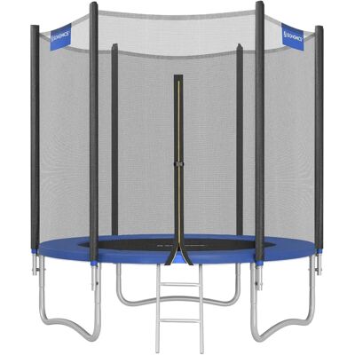 SONGMICS 6ft Round Trampoline with Safety Net - Garden SONGMICS 6ft Round Trampoline with Safety Net - Garden