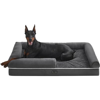 Letto ortopedico per cani Feandrea - Imbottitura morbida, rivestimento rimovibile, base antiscivolo Letto ortopedico per cani Feandrea - Imbottitura morbida, rivestimento rimovibile, base antiscivolo