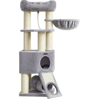 SONGMICS FEANDREA Grand Arbre à Chats - Stable, Multi-niveaux, avec Tunnel - Publicité SONGMICS FEANDREA Grand Arbre à Chats - Stable, Multi-niveaux, avec Tunnel - Publicité