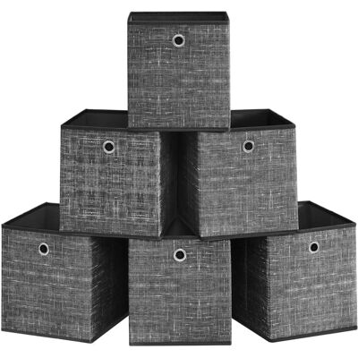 SONGMICS Schwarze Faltbare Aufbewahrungsbox - Aufbewahrungsbox SONGMICS Schwarze Faltbare Aufbewahrungsbox - Aufbewahrungsbox