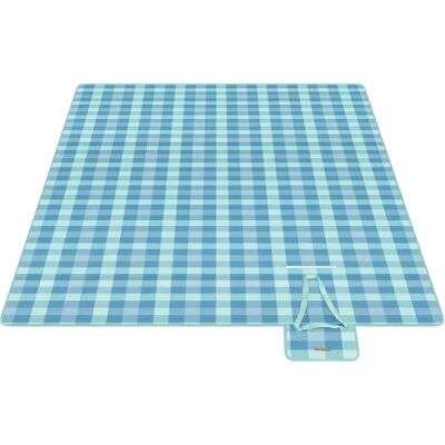 SONGMICS Piknikhuopa vihreä ja sininen - Kasteeton, Taitettava, 200x200cm SONGMICS Piknikhuopa vihreä ja sininen - Kasteeton, Taitettava, 200x200cm