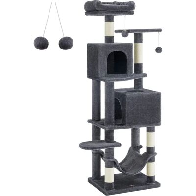 Feandrea Cat Tree - Multi-level, 5 Scratching Posts, Hammock - Cat Tree Feandrea Cat Tree - Multi-level, 5 Scratching Posts, Hammock - Cat Tree